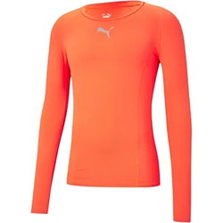 Puma Liga Baselayer Maillot Manches Longues Hommes - Orange Fluo
