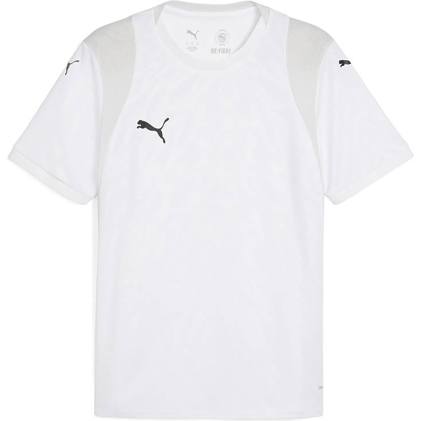 Puma Teamcup Maillot Manches Courtes Hommes - Blanc