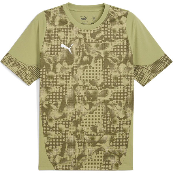 Puma Teamcup Maillot Manches Courtes Hommes - Olive