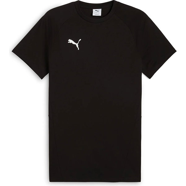 Puma Teamevostripe T-Shirt Heren - Zwart