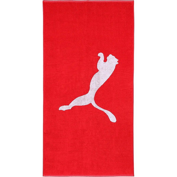 Puma Large Serviette De Bain - Rouge