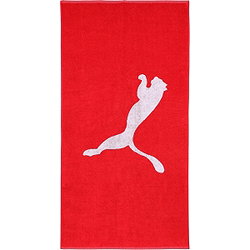 Puma Large Serviette De Bain - Rouge
