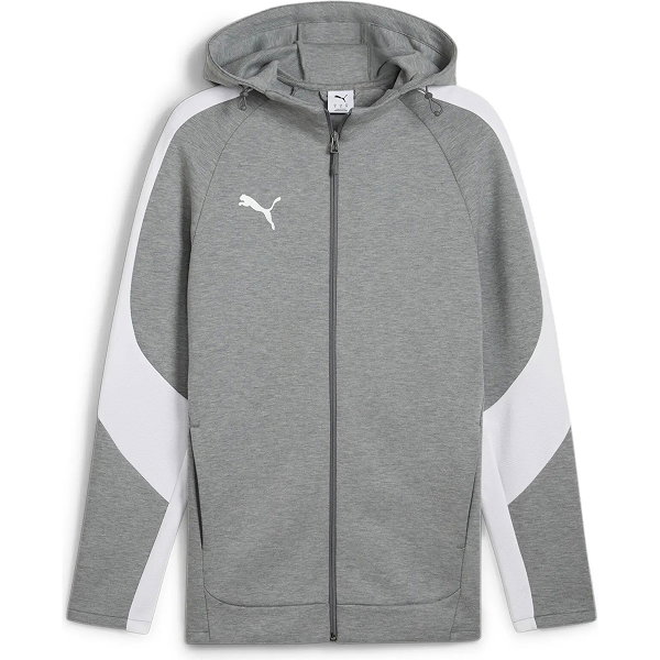Puma Teamevostripe Veste Capuche Hommes - Gris