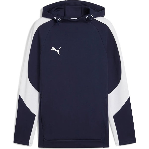 Puma Teamevostripe Sweater Met Kap Heren - Marine