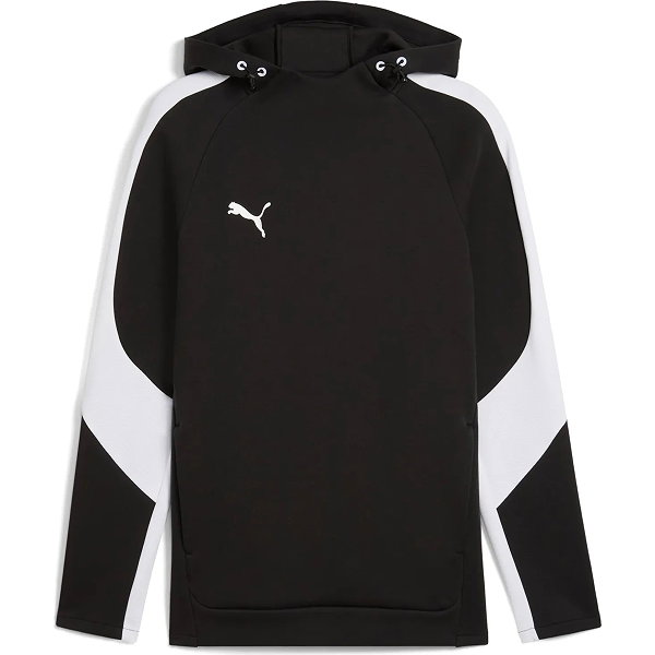 Puma Teamevostripe Sweater Met Kap Heren - Zwart