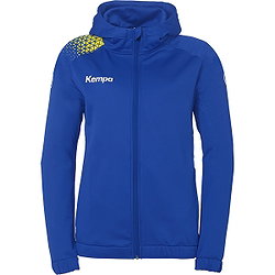 Kempa Ambition 28 Hoodie Damen - Royal / Lime Yellow