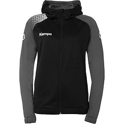 Kempa Ambition 28 Hoodie Damen - Schwarz / Anthrazit