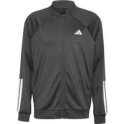 Adidas 3-Stripe Knitted Trainingsjacke Herren - Schwarz / Weiß