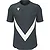 Macron Thunder Wisp Maillot Manches Courtes Hommes - Anthracite / Off White