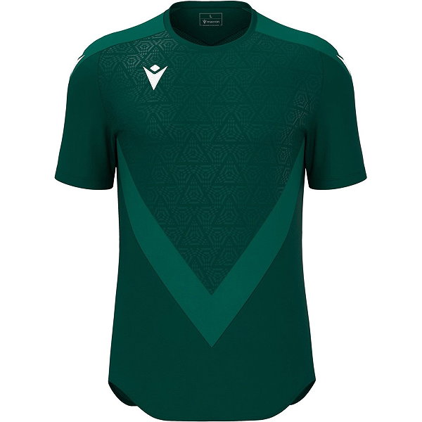 Macron Thunder Wisp Maillot Manches Courtes Hommes - Bottle Green