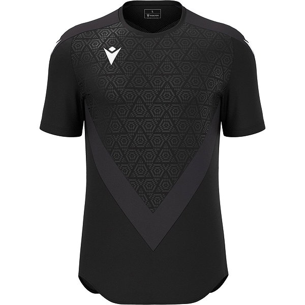 Macron Thunder Wisp Shirt Korte Mouw Kinderen - Zwart