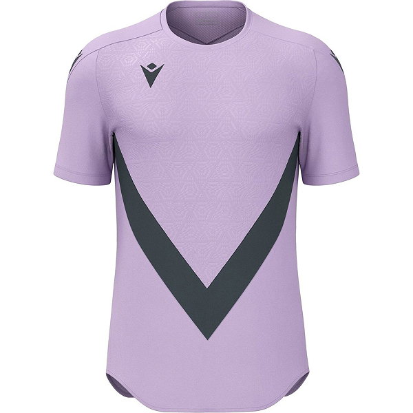 Macron Thunder Wisp Maillot Manches Courtes Enfants - Violet / Anthracite