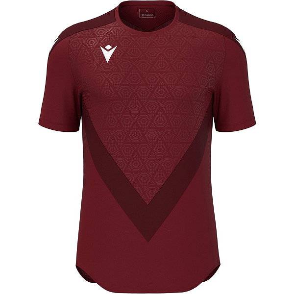 Macron Thunder Wisp Maillot Manches Courtes Enfants - Bordeaux