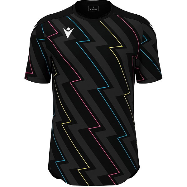Macron Thunder Wisp Trikot Kurzarm Kinder - Schwarz / Multicolor