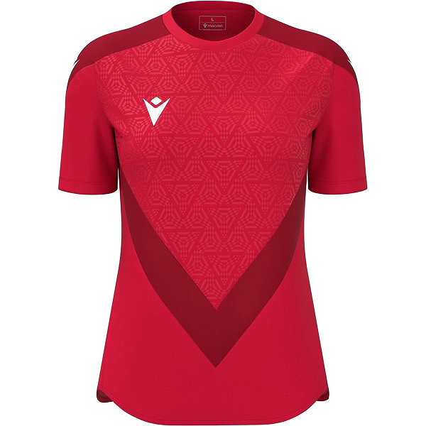 Macron Thunder Dryad Shirt Korte Mouw Dames - Rood
