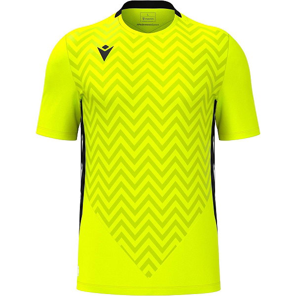 Macron Scorpio Tw-Trikot Kurzarm Kinder - Neongelb / Schwarz
