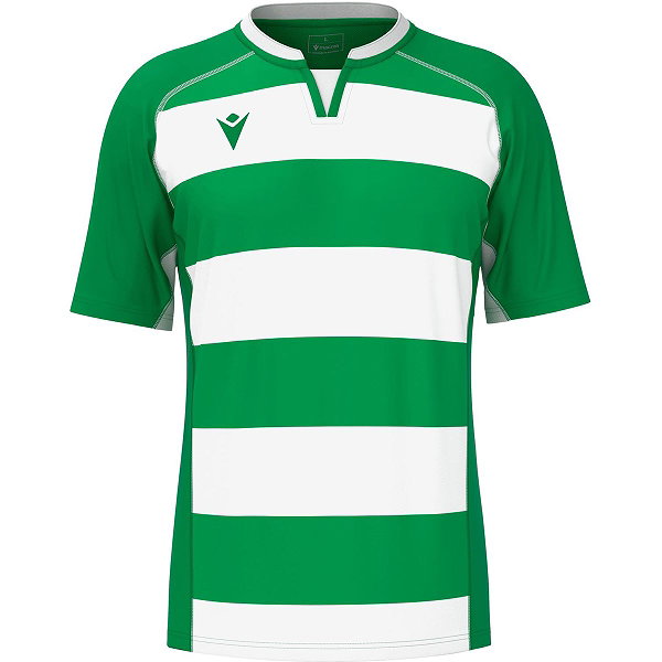 Macron Alabaster Maillot De Rugby Hommes - Vert / Blanc