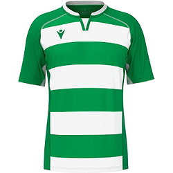 Macron Alabaster Maillot De Rugby Enfants - Vert / Blanc