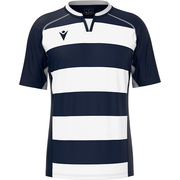 Macron Alabaster Maillot De Rugby Enfants - Marine / Blanc