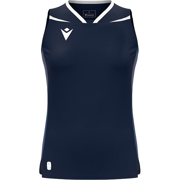 Macron Lily Eco Maillot De Volleyball Femmes - Marine / Blanc