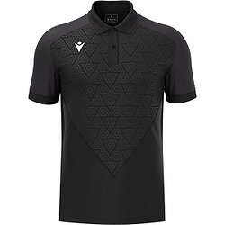 Macron Thunder Baldwin Poloshirt Herren - Schwarz