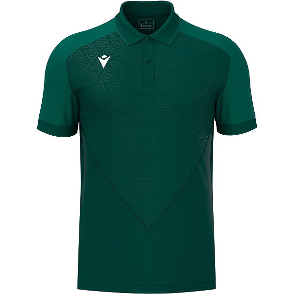 Macron Thunder Baldwin Polo Heren - Bottle Green
