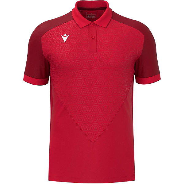 Macron Thunder Baldwin Poloshirt Herren - Rot