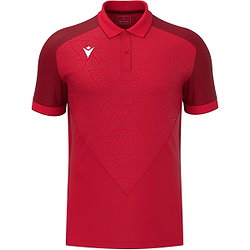 Macron Thunder Baldwin Poloshirt Kinder - Rot