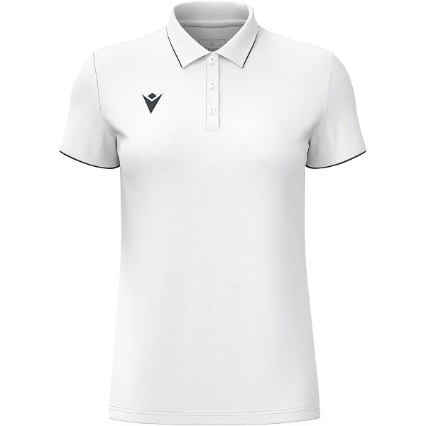 Macron Melody Polo Dames - Wit / Grijs