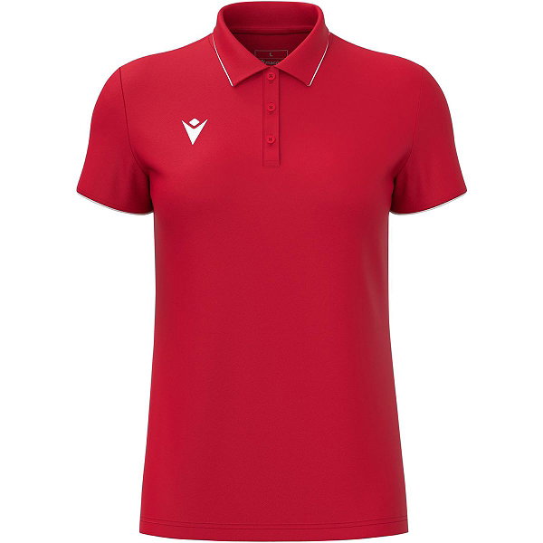 Macron Melody Polo Femmes - Rouge / Blanc