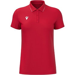 Macron Melody Polo Femmes - Rouge / Blanc
