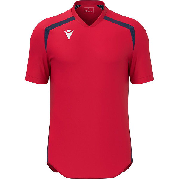 Macron Wyrm Shirt Korte Mouw Heren - Rood / Marine