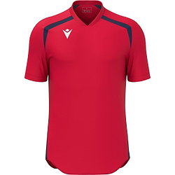 Macron Wyrm Shirt Korte Mouw Heren - Rood / Marine