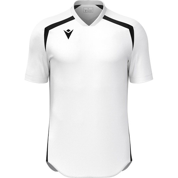 Macron Wyrm Shirt Korte Mouw Heren - Wit / Zwart