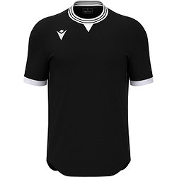 Macron Elves Maillot Manches Courtes Hommes - Noir / Blanc