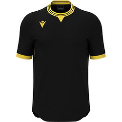 Macron Elves Shirt Korte Mouw Heren - Zwart / Geel