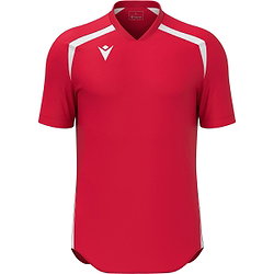 Présentation: Macron Wyrm Maillot Manches Courtes Enfants - Rouge / Blanc