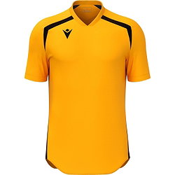 Présentation: Macron Wyrm Maillot Manches Courtes Enfants - Amber / Noir