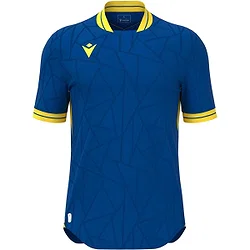 Macron Cerberus Maillot Manches Courtes Hommes - Royal / Jaune