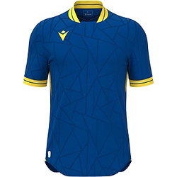 Macron Cerberus Maillot Manches Courtes Enfants - Royal / Jaune