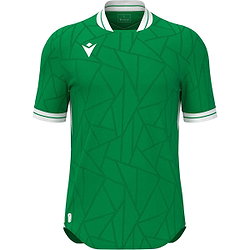Macron Cerberus Maillot Manches Courtes Enfants - Vert / Blanc