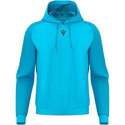 Macron Energy Horn Sweater Met Kap Kinderen - Fluor Turquoise