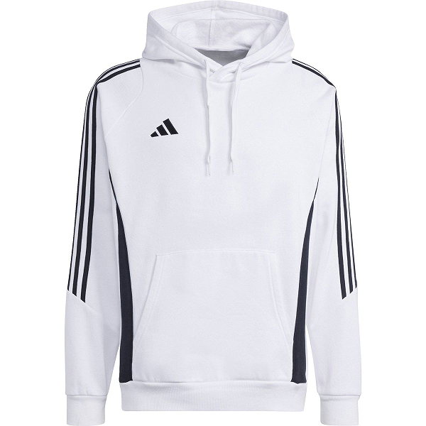 Adidas Tiro 24 Sweater Met Kap Heren - Wit / Zwart