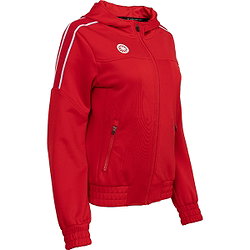 Indian Maharadja Jaipur Performance Hooded Jacket Dames - Rood
