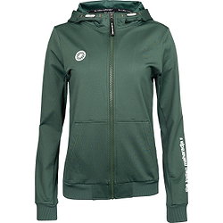 Indian Maharadja Kadiri Hooded Jacket Dames - Forest Green