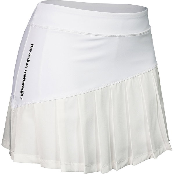 Indian Maharadja Pleated Skirt Femmes - Blanc