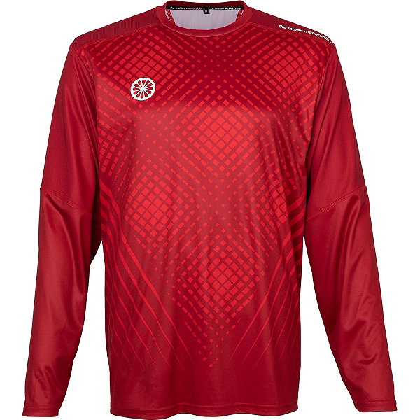 Indian Maharadja Jaipur Goalie Tee Ls Enfants - Rouge