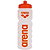 Arena Drinkfles - Transparant / Oranje
