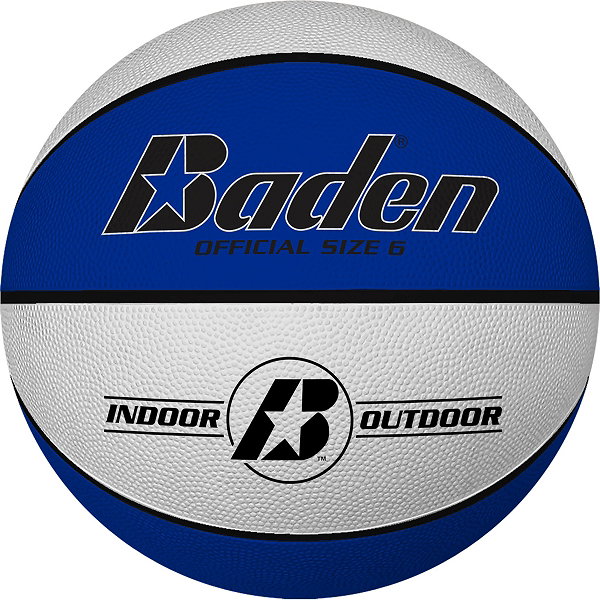 Baden Basic (Size 6) Basketball Femmes - Royal / Blanc