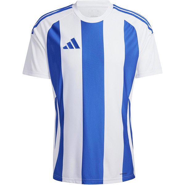 Adidas Striped 24 Trikot Kurzarm Herren - Weiß / Royal